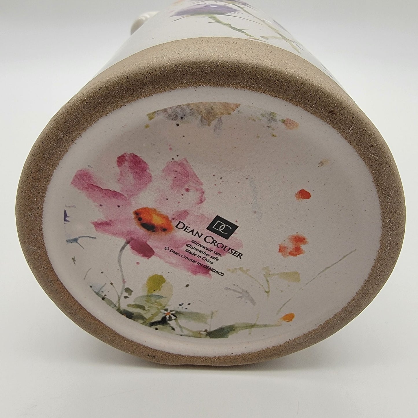 Demdaco Dean Crouser Butterfly Trio Stoneware Pitcher