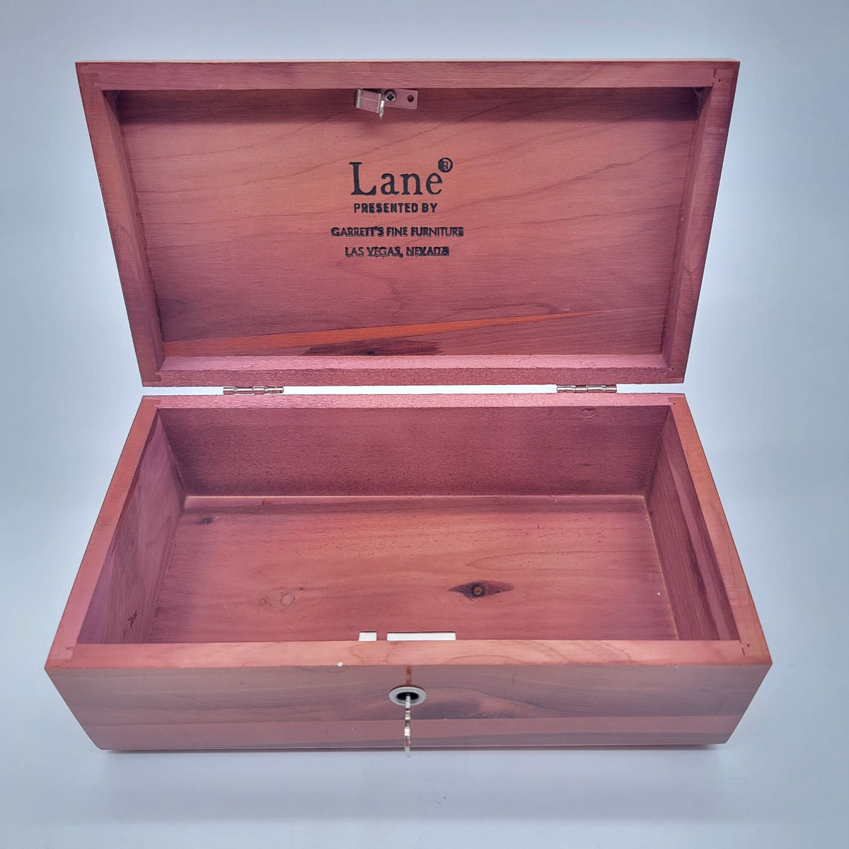 1960s Vintage Miniature Lane Cedar Chest Salesmans Sample Box with Key #1