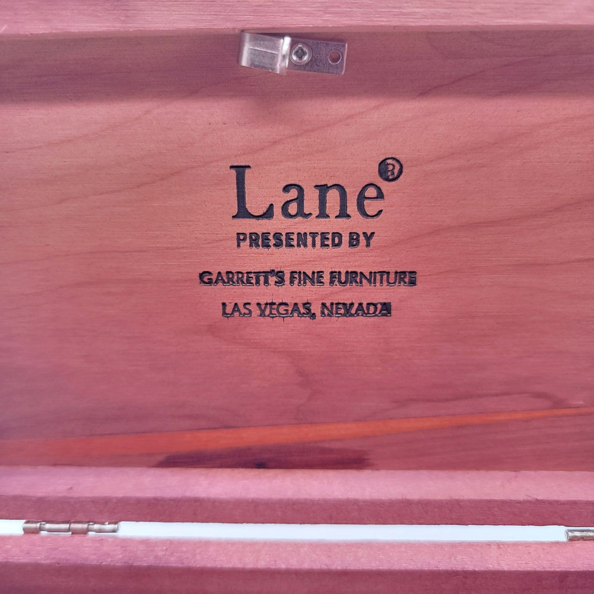 1960s Vintage Miniature Lane Cedar Chest Salesmans Sample Box with Key #1