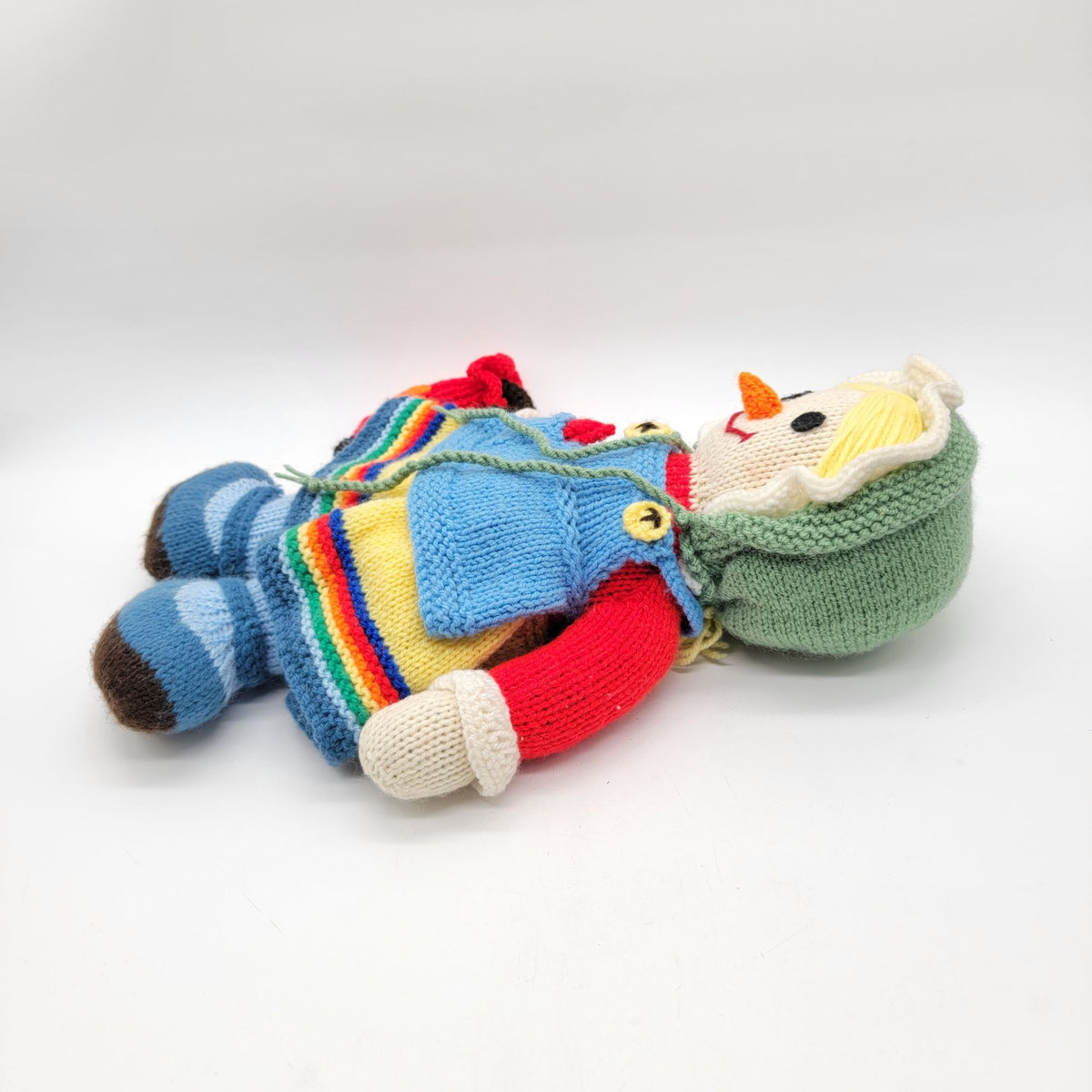1980s Jean Greenhowes Knit Scarecrow Doll Grandma