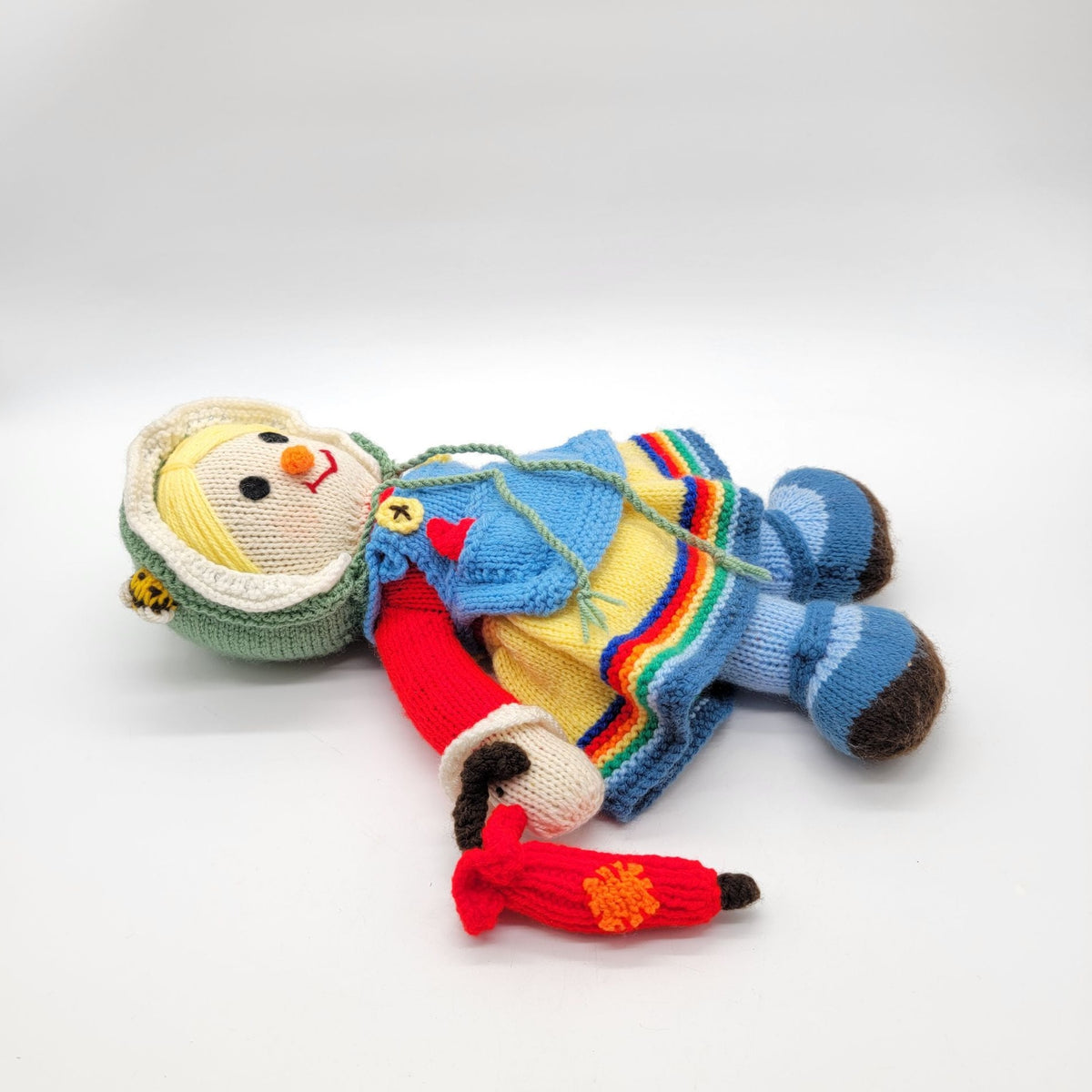 1980s Jean Greenhowes Knit Scarecrow Doll Grandma