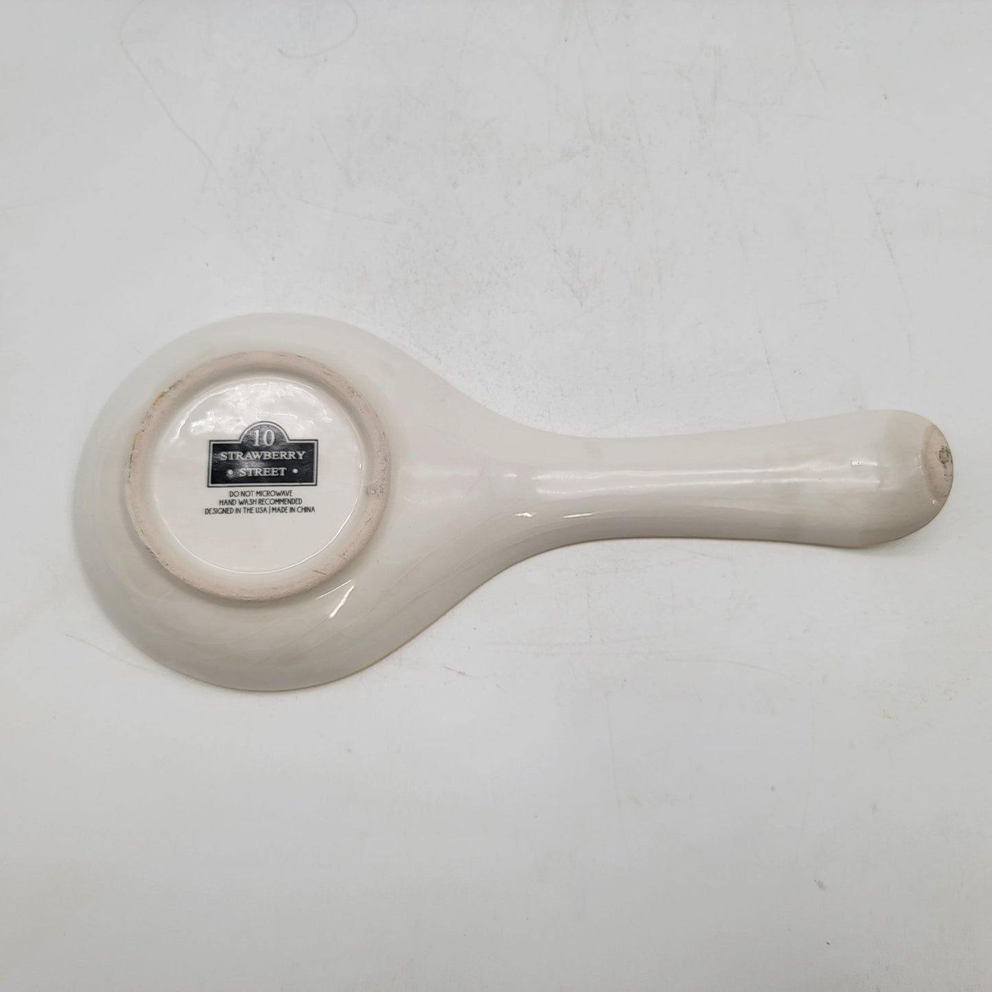 Floral Ceramic Spoon Rest By 10 Strawberry Street