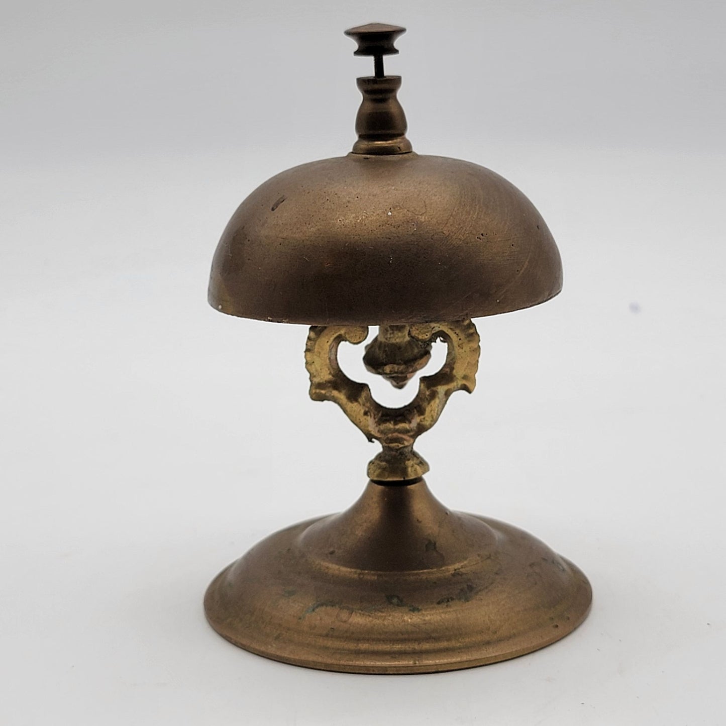 Antique Victorian Brass Bellhop Service Bell