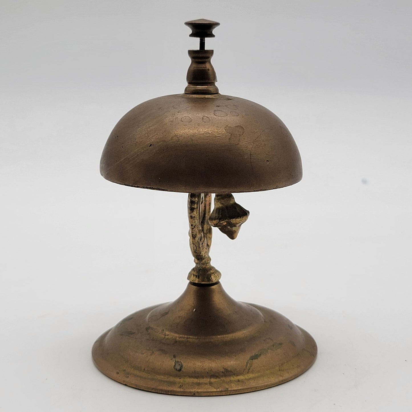 Antique Victorian Brass Bellhop Service Bell
