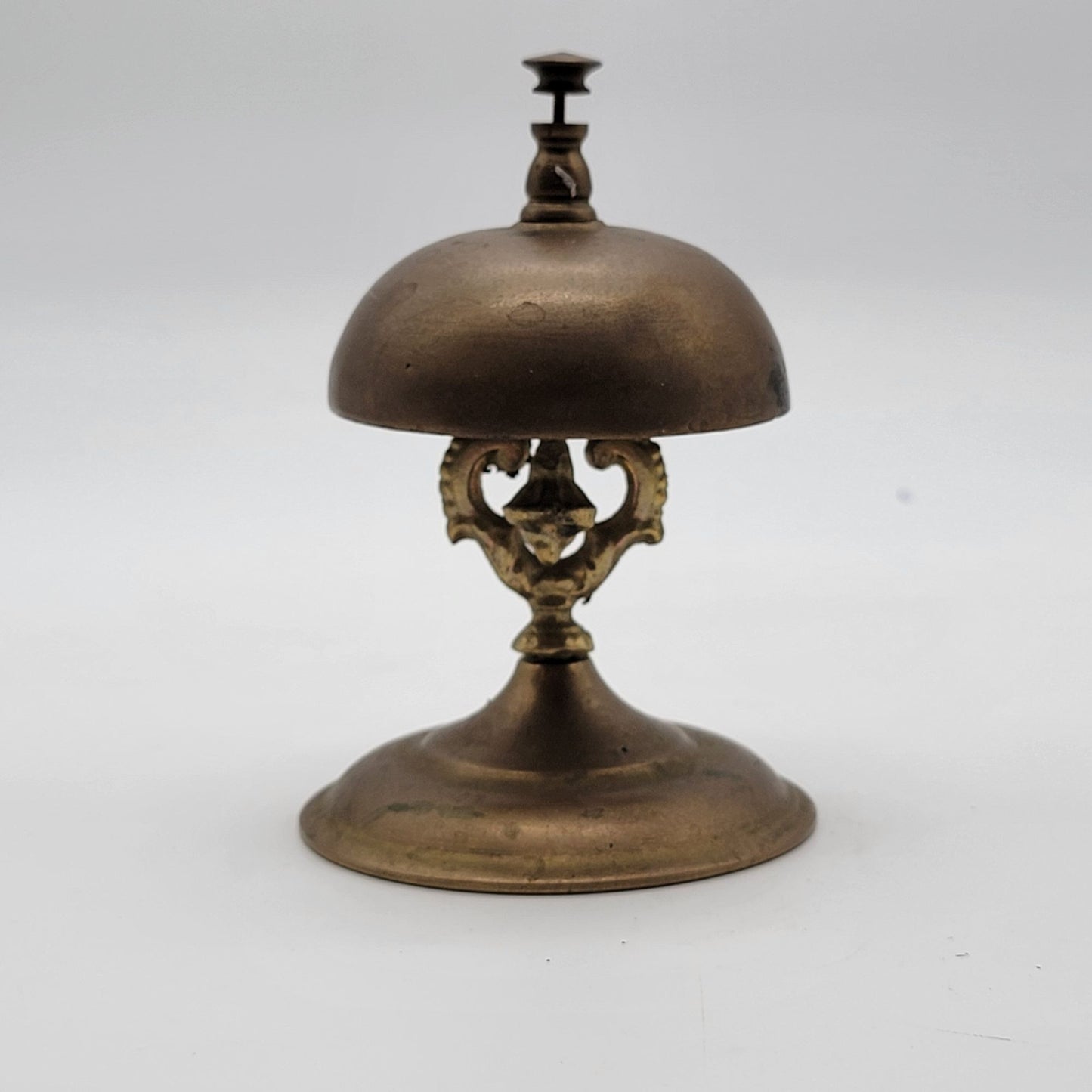 Antique Victorian Brass Bellhop Service Bell