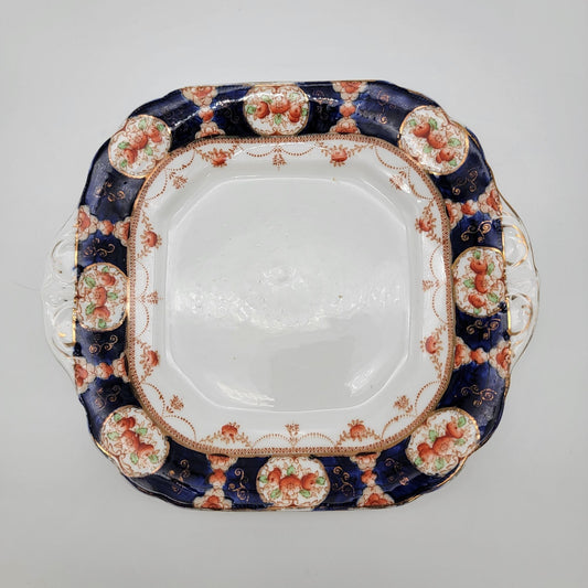 Vintage Regina England Fine Bone China Double Handled Serving Dish