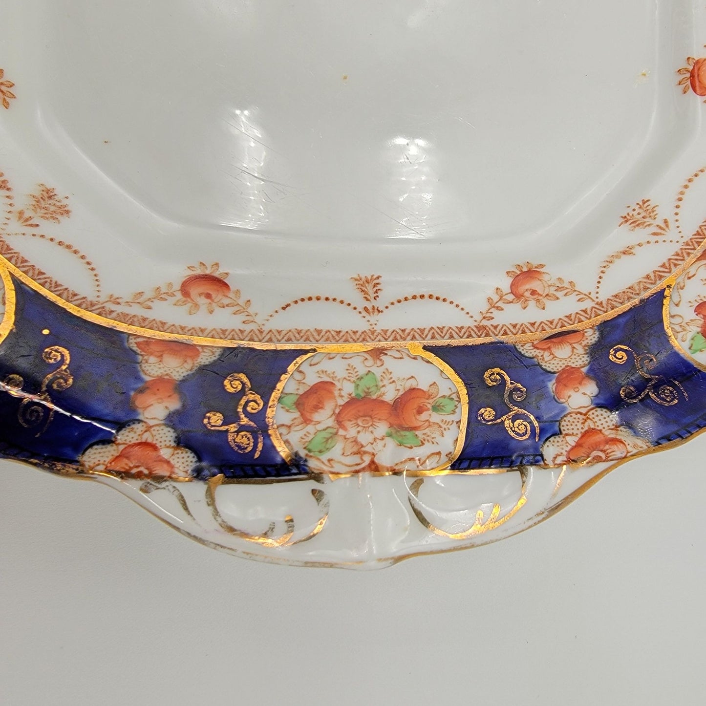 Vintage Regina England Fine Bone China Double Handled Serving Dish