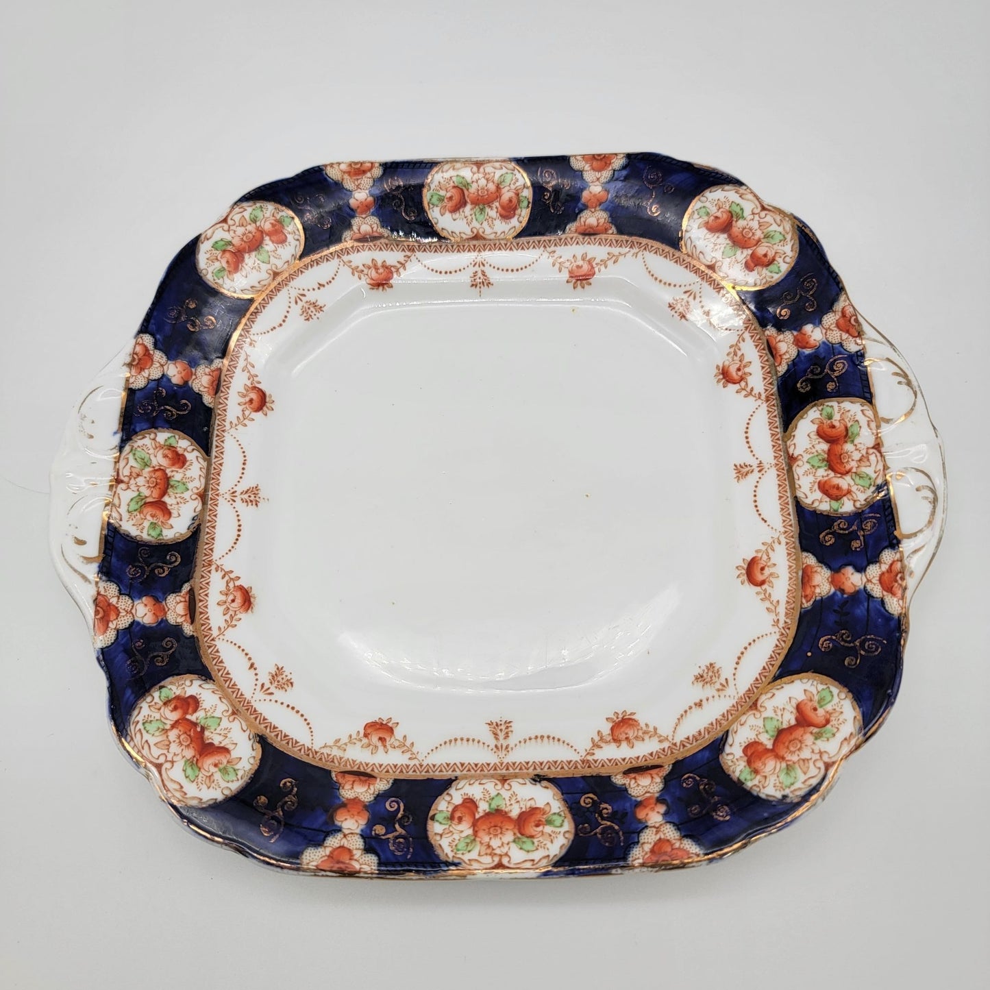 Vintage Regina England Fine Bone China Double Handled Serving Dish