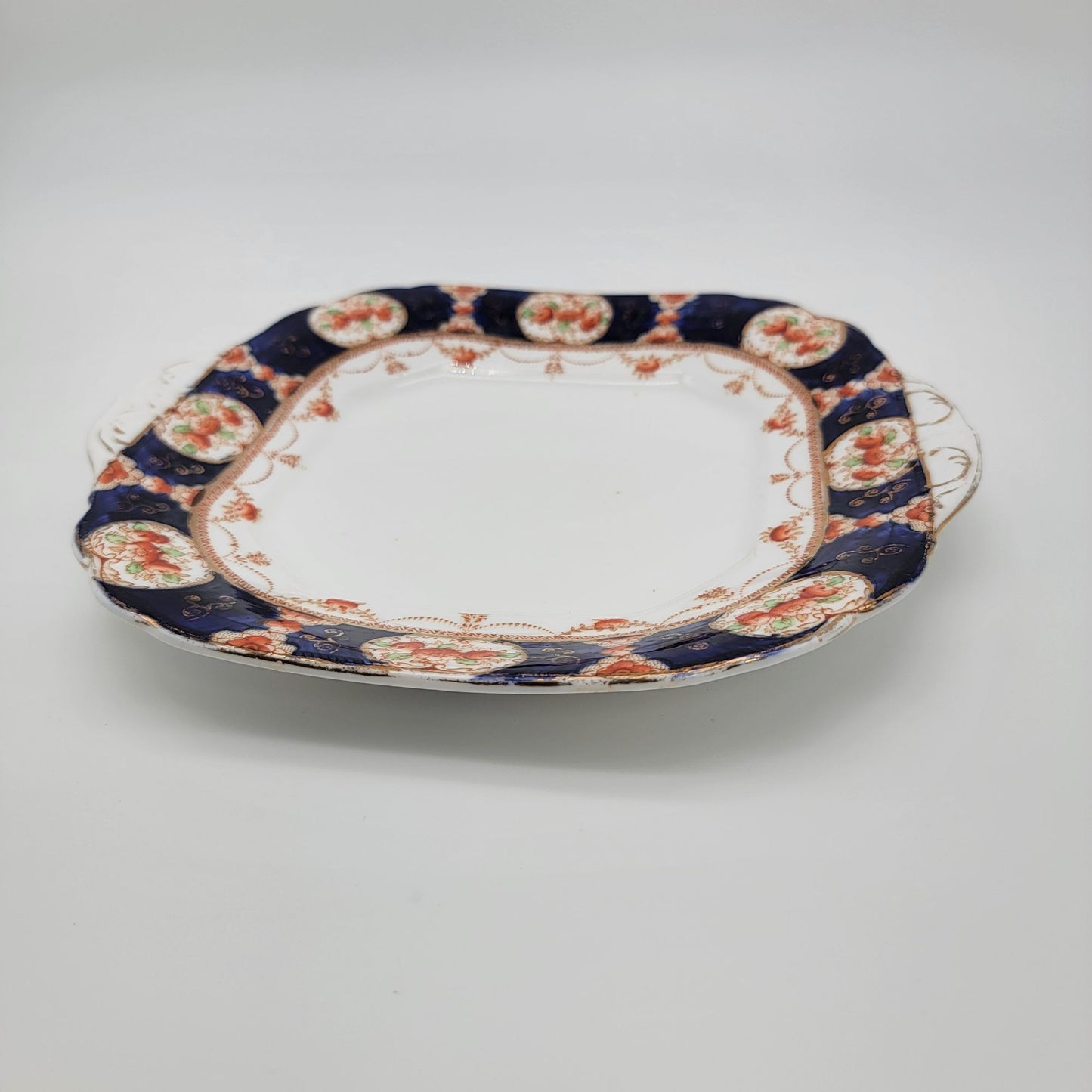 Vintage Regina England Fine Bone China Double Handled Serving Dish