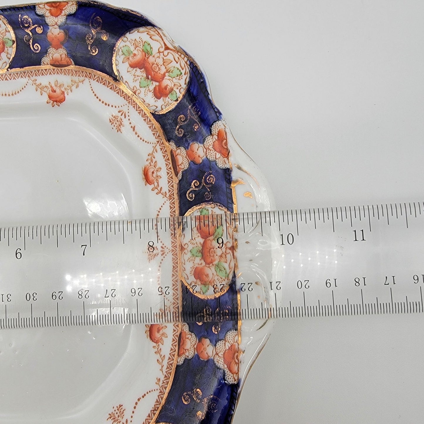 Vintage Regina England Fine Bone China Double Handled Serving Dish