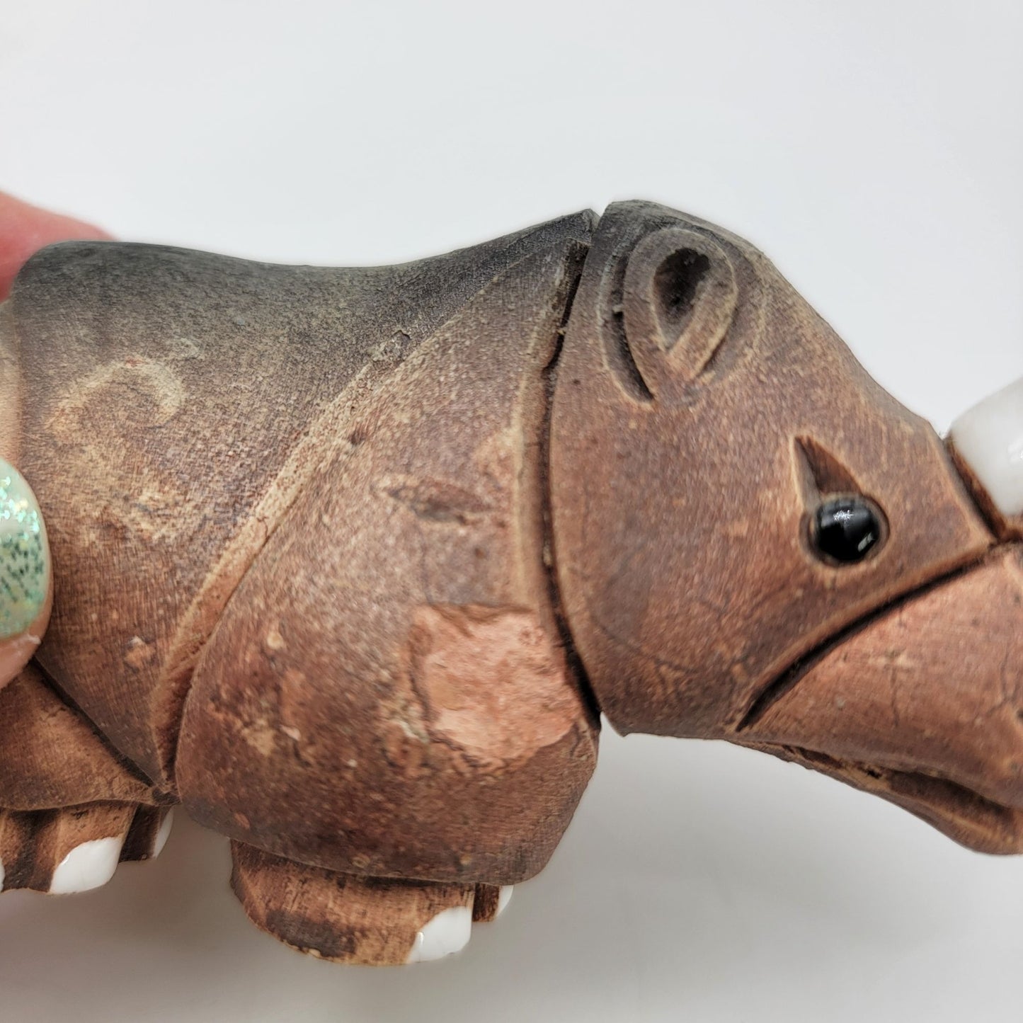 Vintage Artesania Rinconada Rhino Figurine