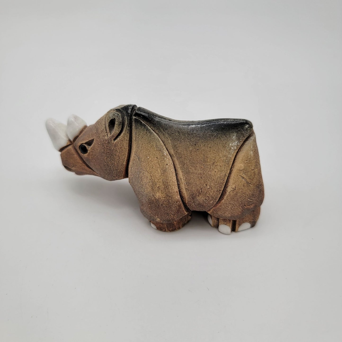 Vintage Artesania Rinconada Rhino Figurine