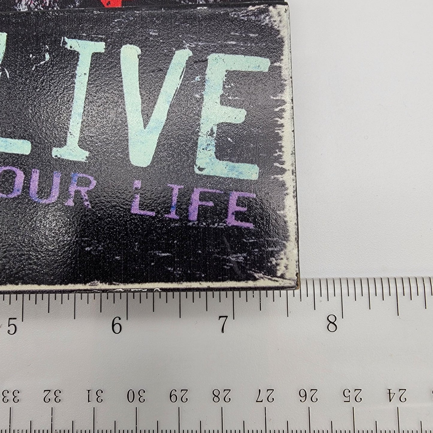 Louise Carey Imagine Motivational Wood Block Sign