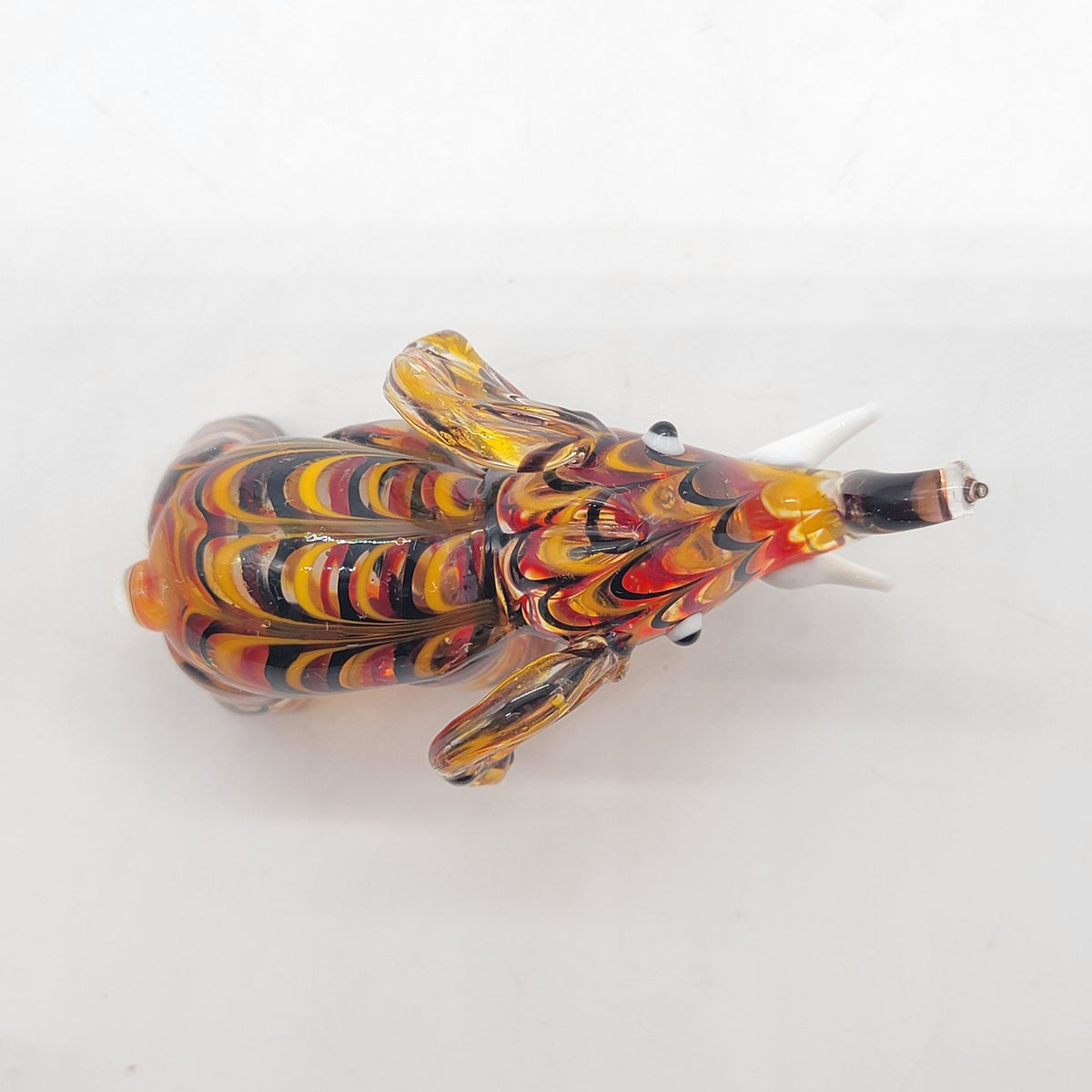 Lenox Amber Glass Elephant Figurine