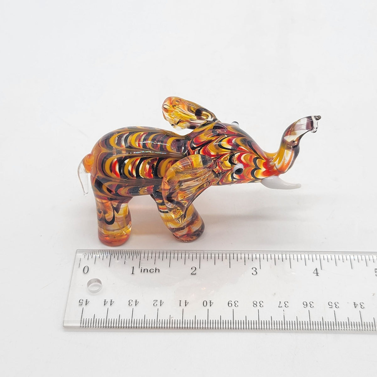 Lenox Amber Glass Elephant Figurine