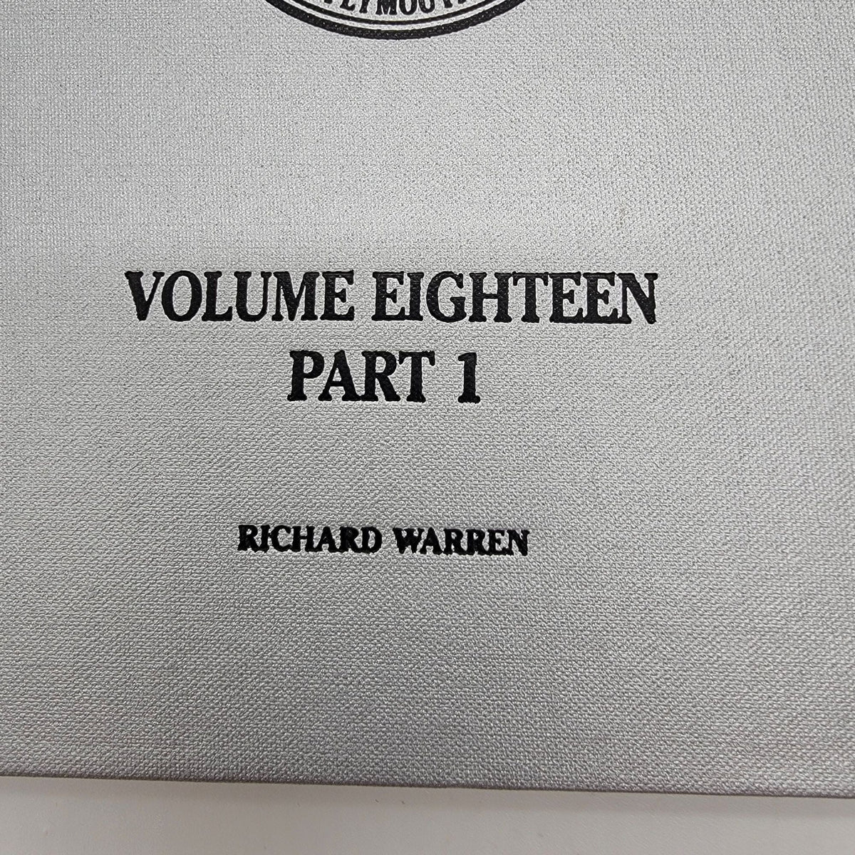Mayflower Families Through Five Generations Volume 18 Parts 1 & 3 Hard Cover Set