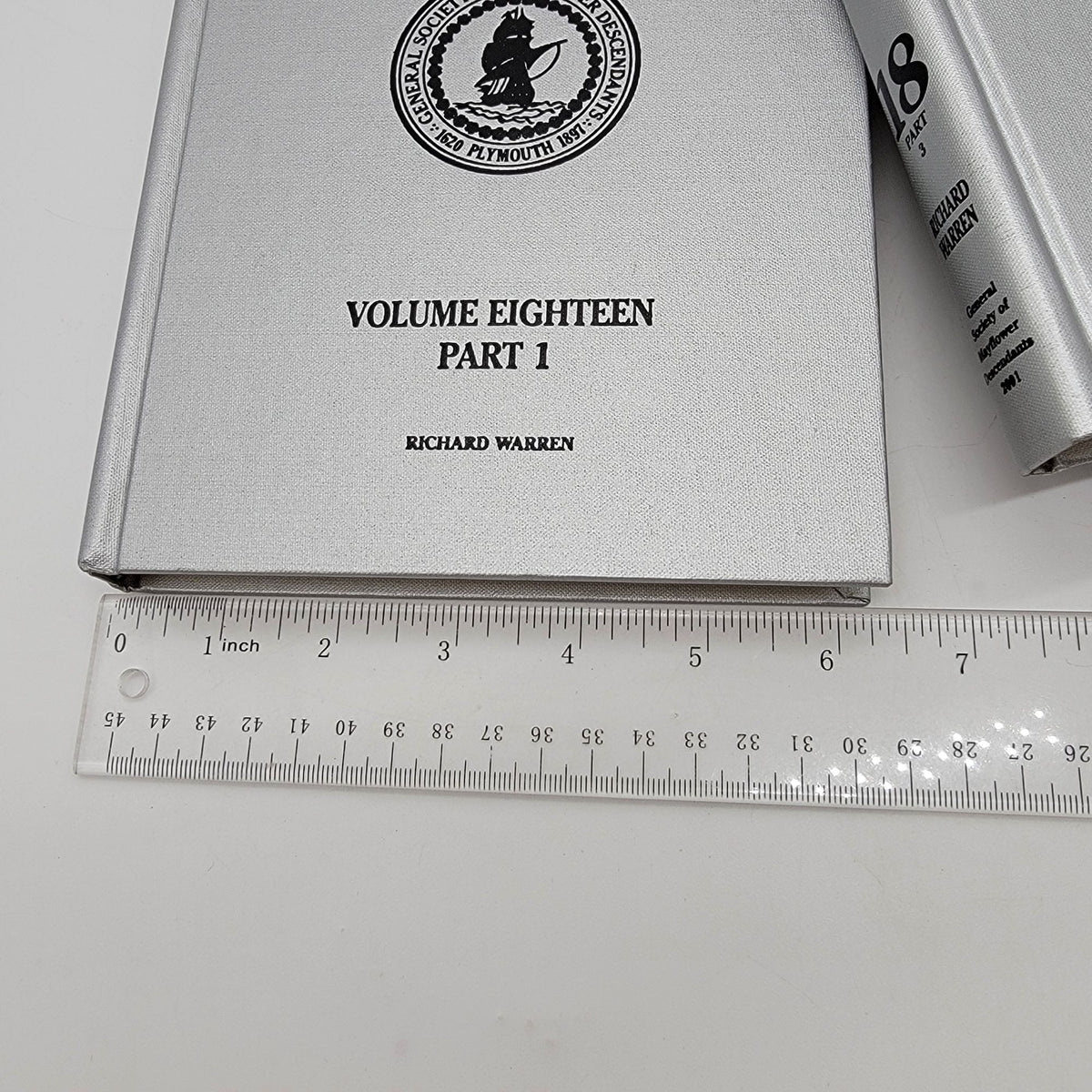 Mayflower Families Through Five Generations Volume 18 Parts 1 & 3 Hard Cover Set