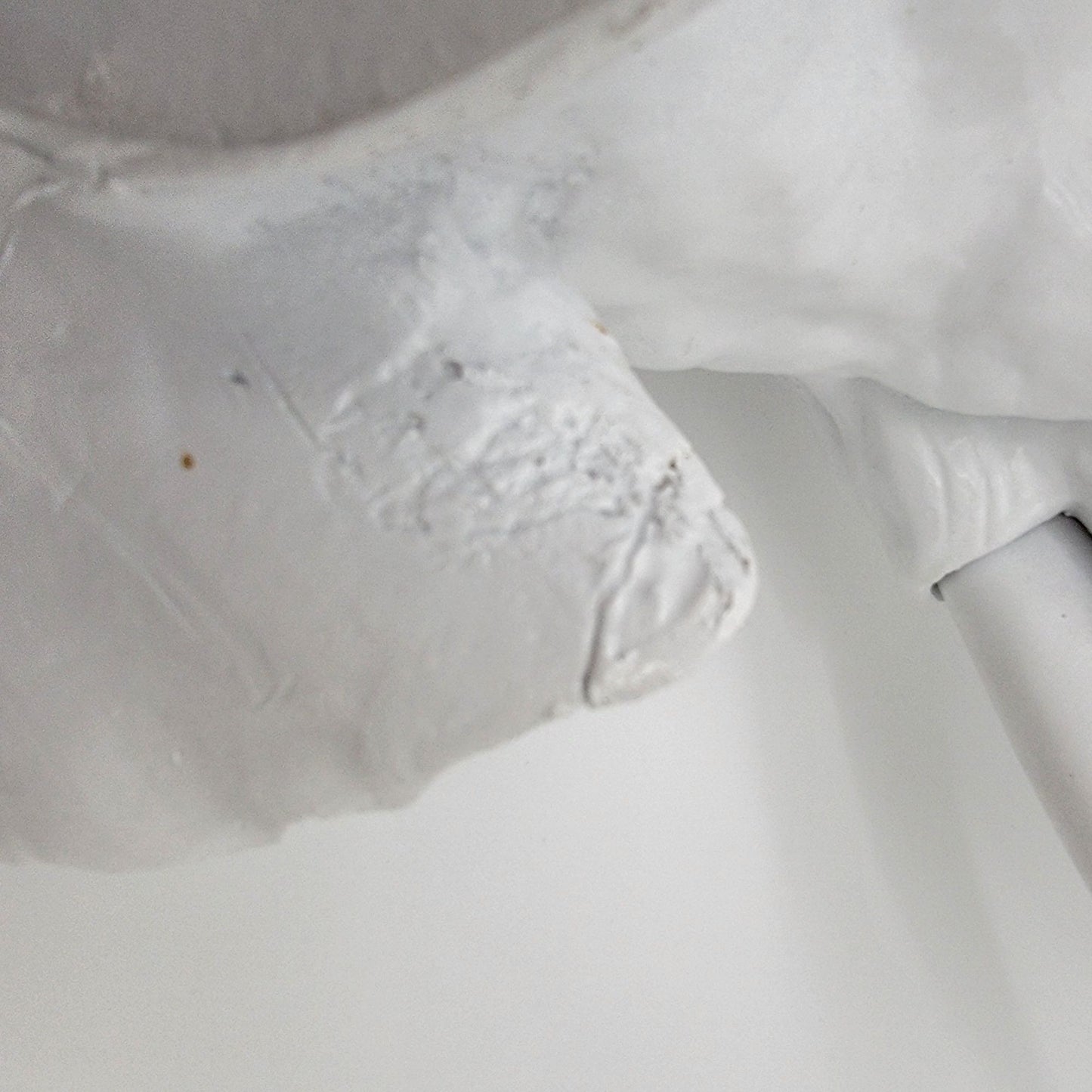 White Elephant Head Wall Mount Sculpture