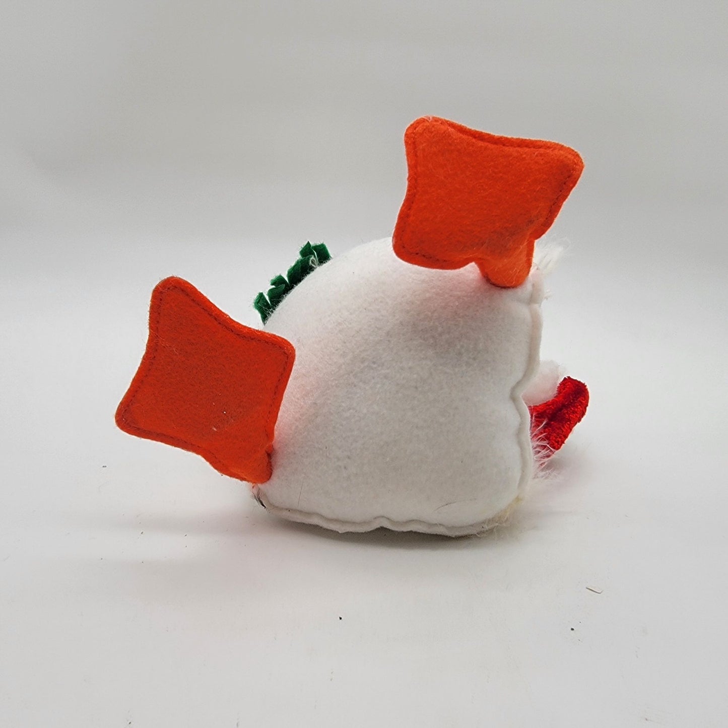 Vintage Annalee Christmas Goose Doll 9" Green Scarf & Red Santa Hat