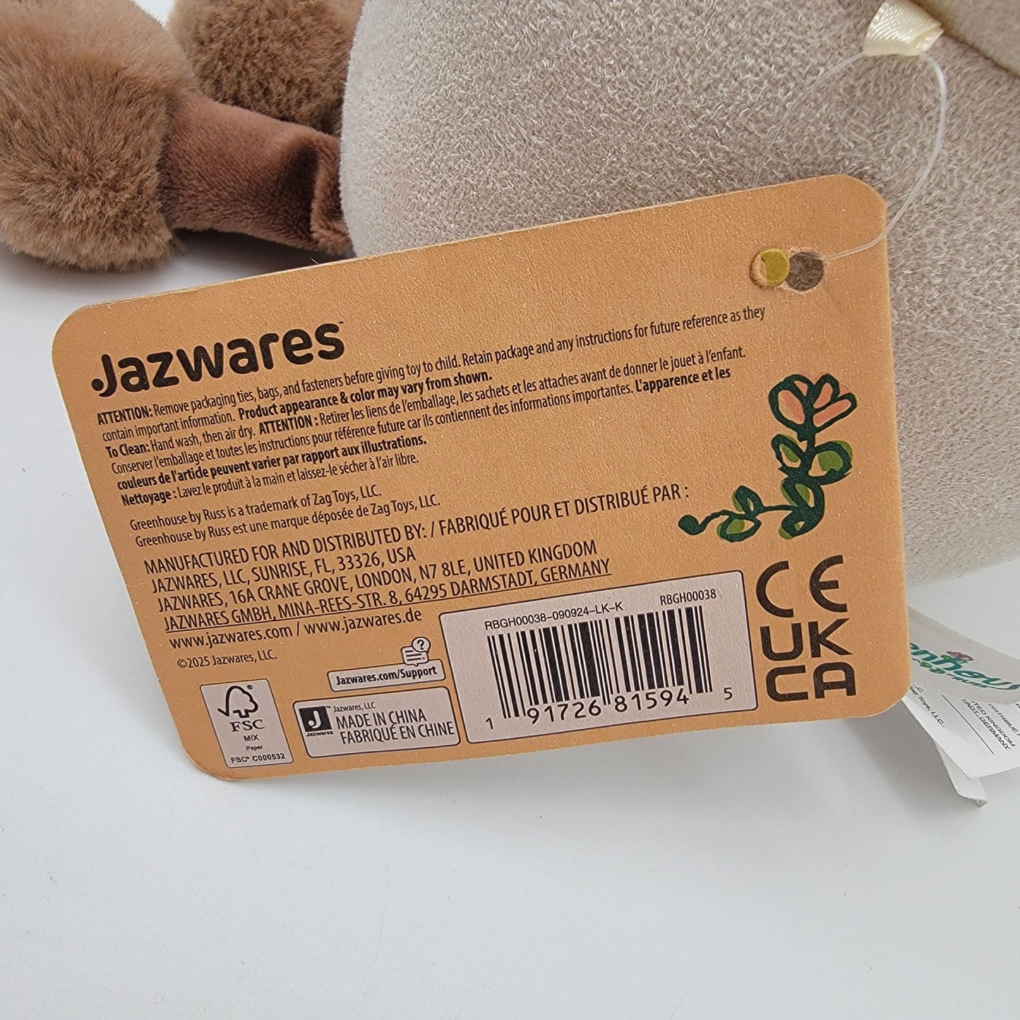 Greenhouse For Russ Potted Cactus Plush Toy