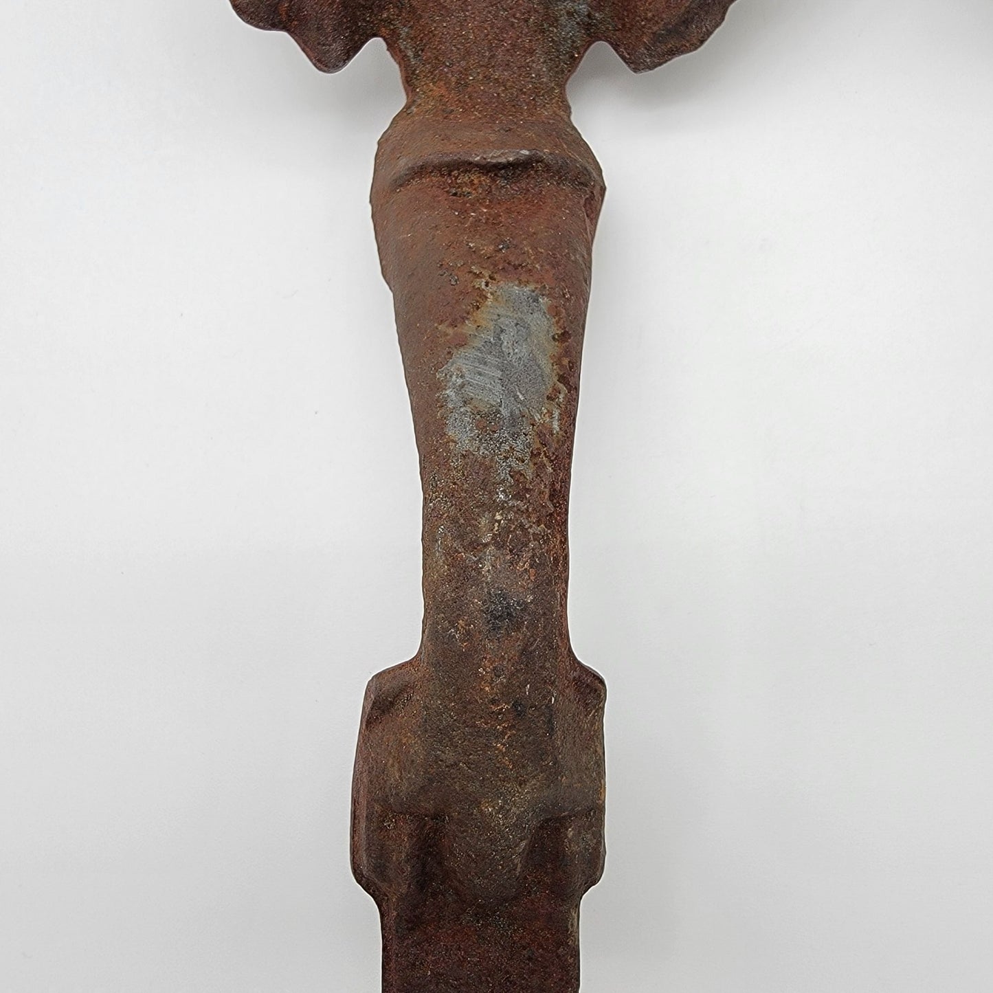 Rusty Cast Iron Siren Mermaid Candle Wall Sconce