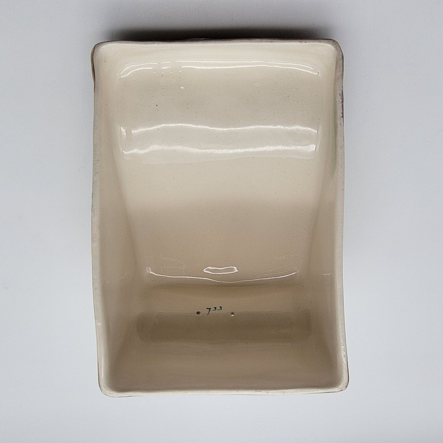 Antique German Porcelain Cheese Dish Keeper