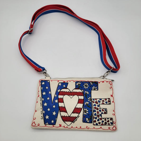 Brighton Your Vote Is Your Voice 2024 Election Day Crossbody Pouch Purse