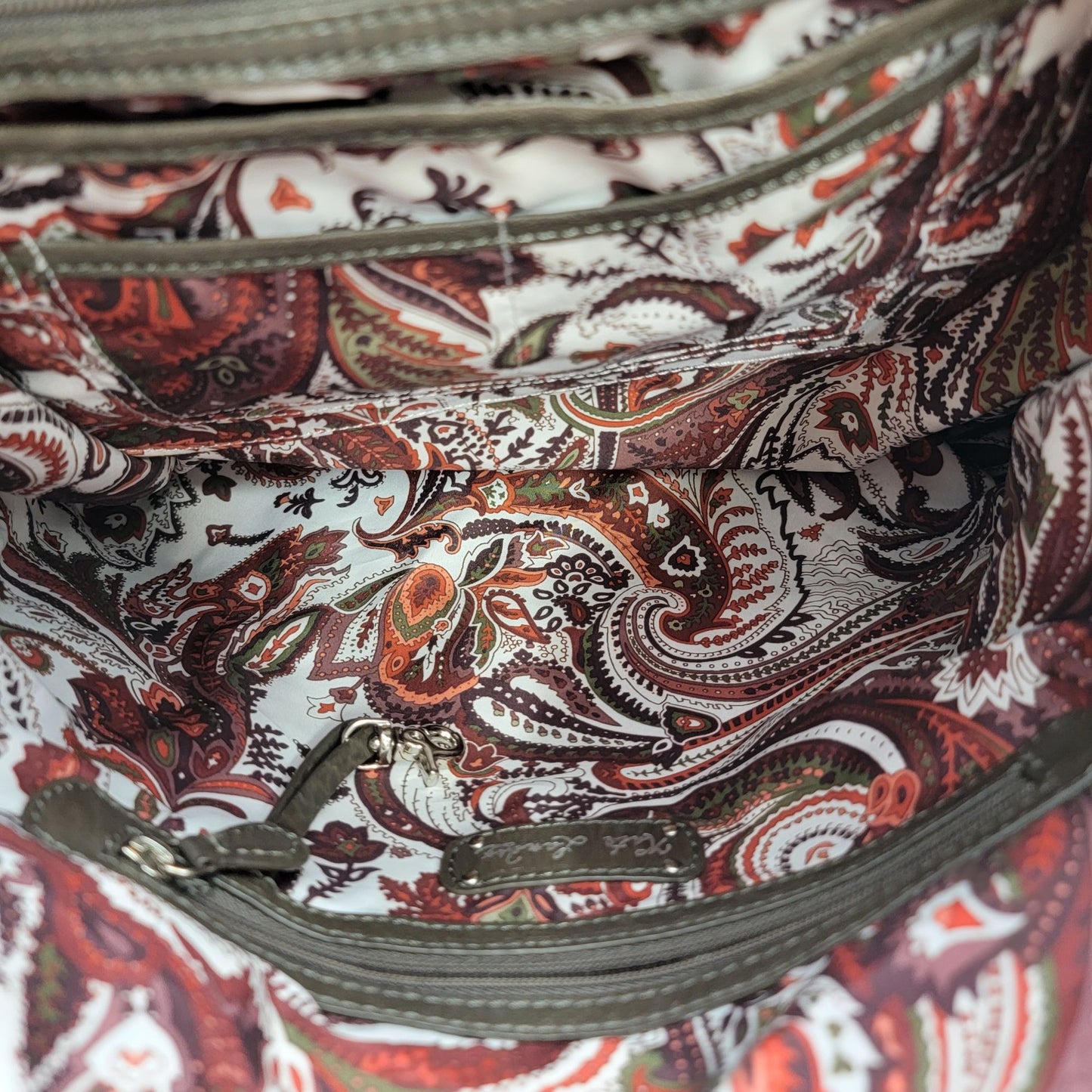 Kate Landry Brown Leather Satchel Bag