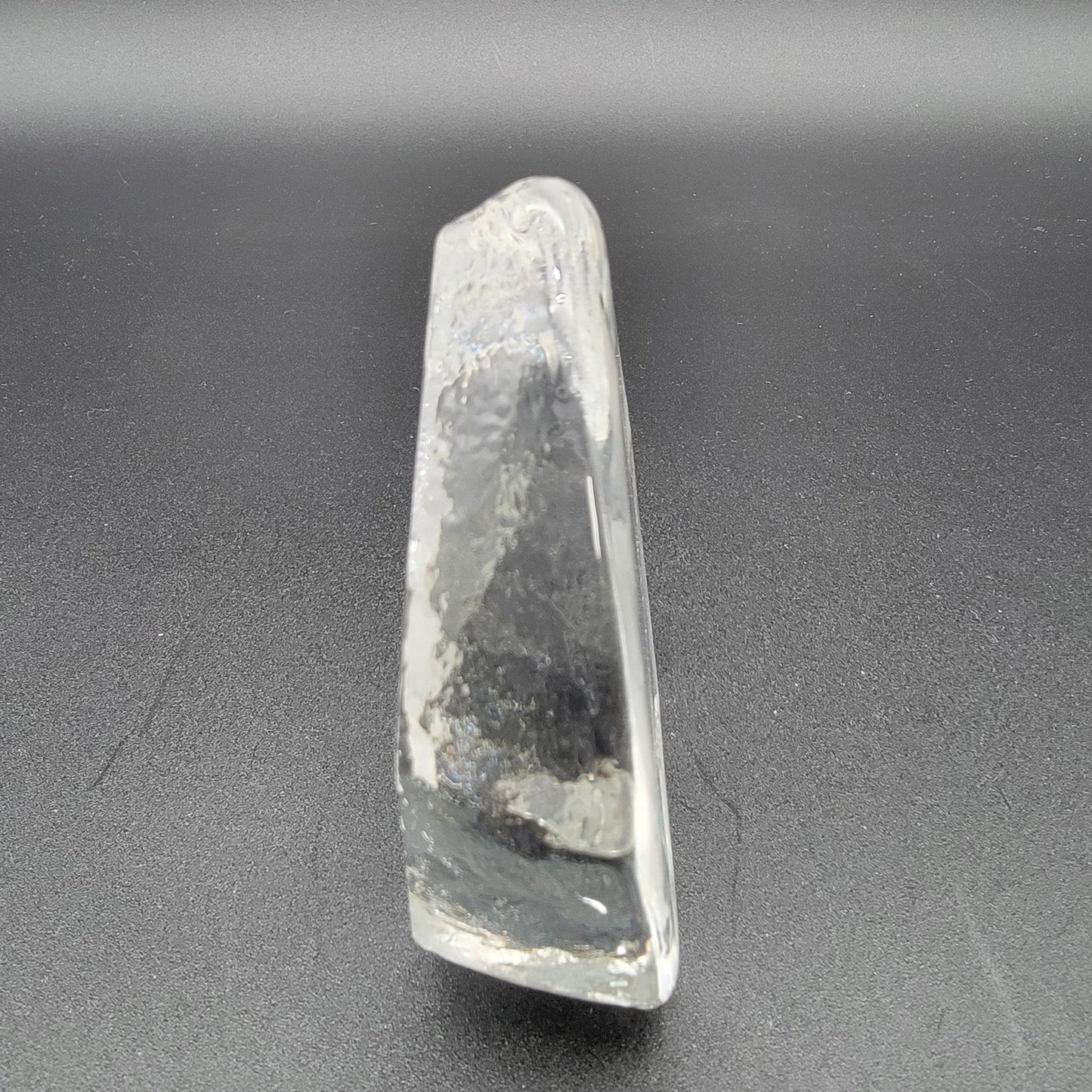 Mats Jonasson Signed Crystal Dachshund Dog Paperweight Signed Sweden 3690