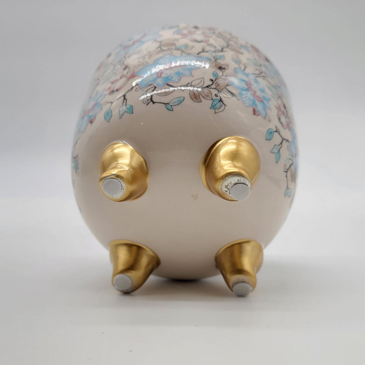 Floral Measuring Cup Planter With Gold Feet