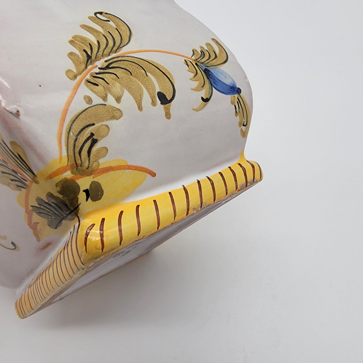 Vintage Fratelli Fanciullacci Italian Pottery Floral Planter