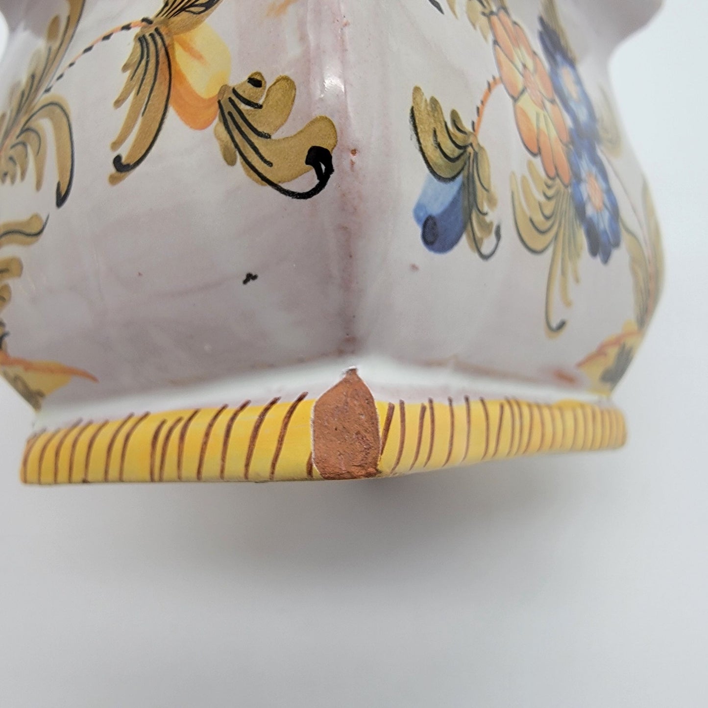 Vintage Fratelli Fanciullacci Italian Pottery Floral Planter