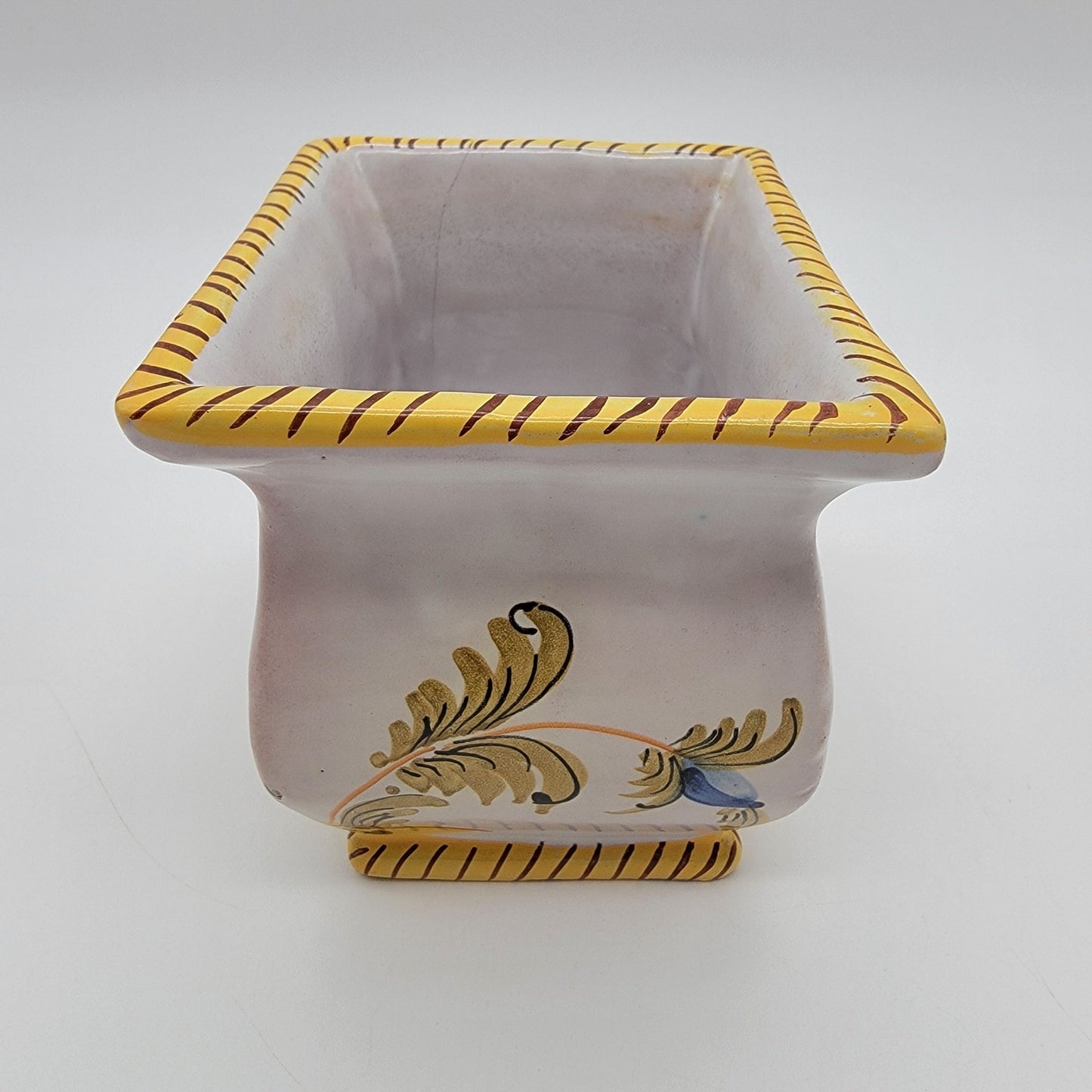 Vintage Fratelli Fanciullacci Italian Pottery Floral Planter