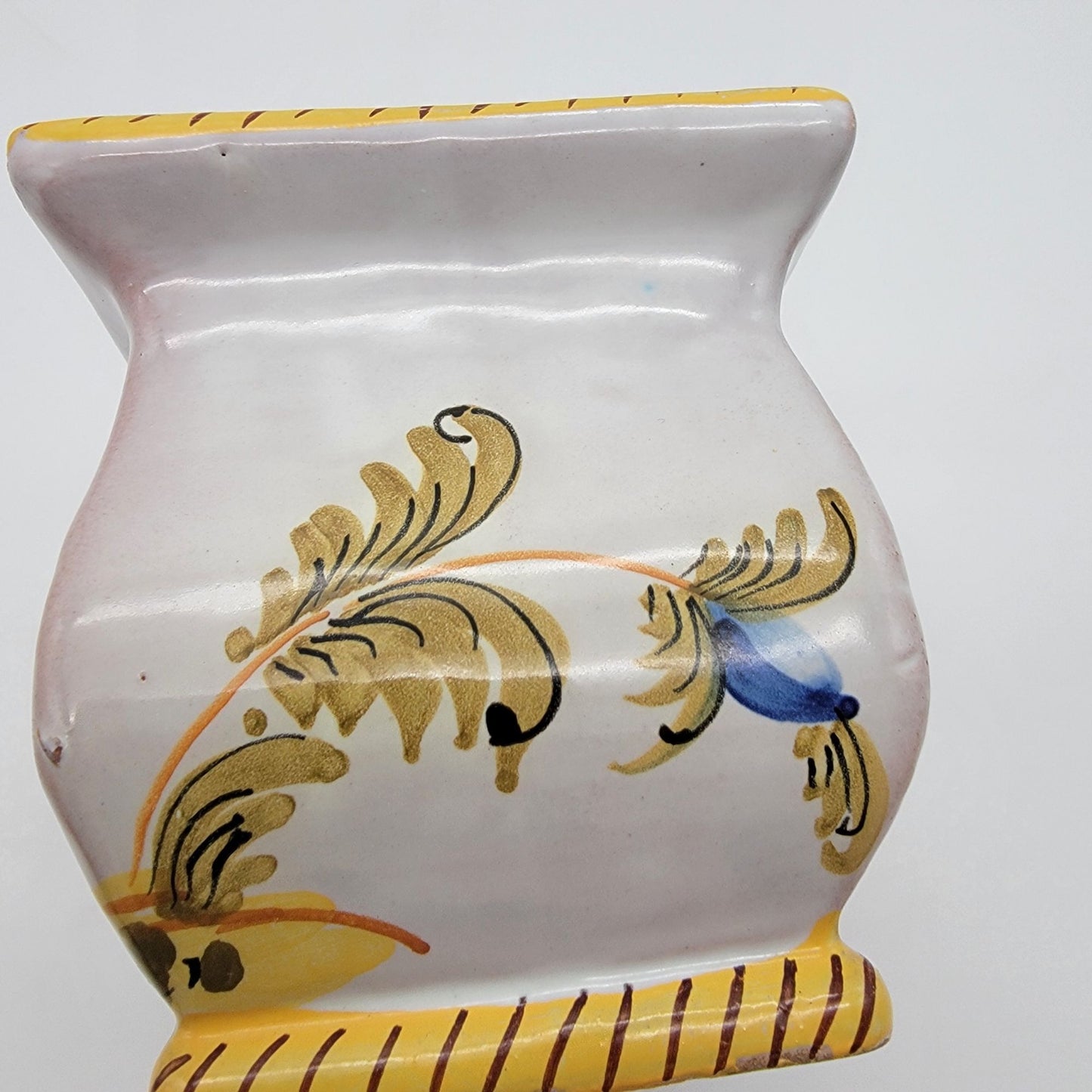 Vintage Fratelli Fanciullacci Italian Pottery Floral Planter