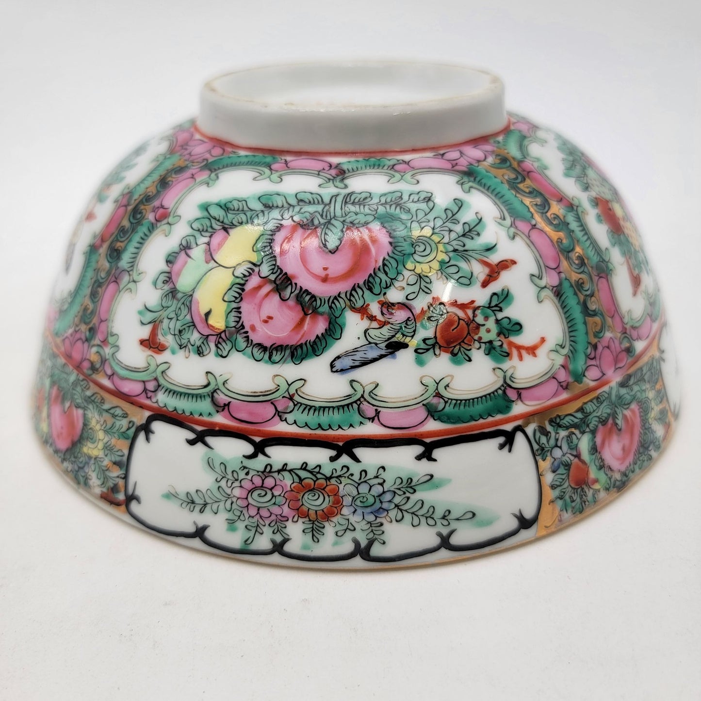 Antique Chinese Famille Rose Medallion Bowl