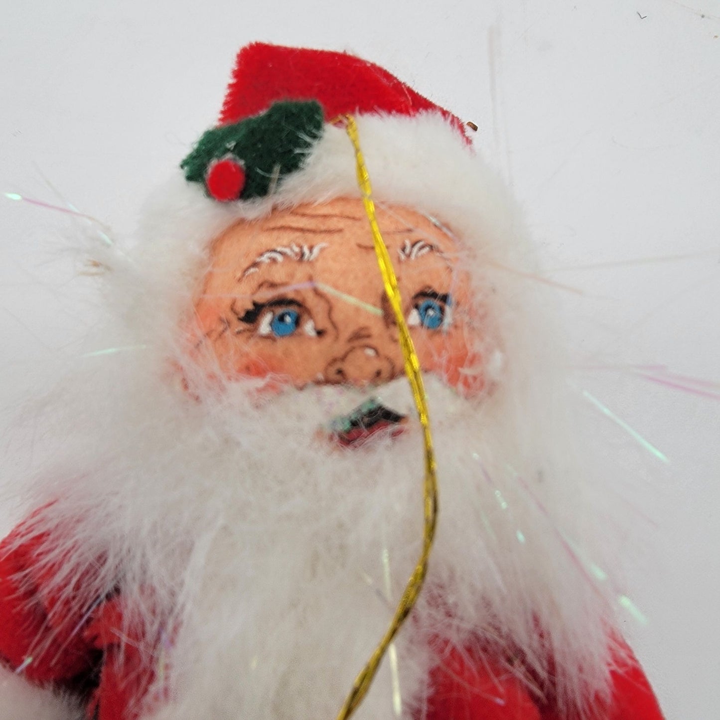 Vintage 2005 Annalee Classic Santa Claus Christmas Tree Ornament 3"
