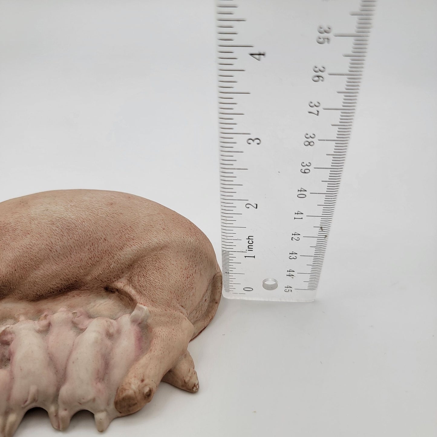 Vintage 1975 Aynsley Porcelain Pig Sow & Litter Figurine