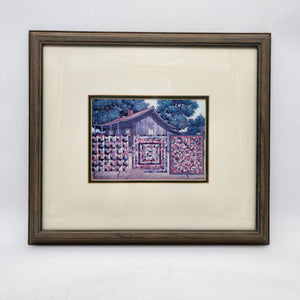 Jack Meyers "Airing The Quilts" Framed Art Print
