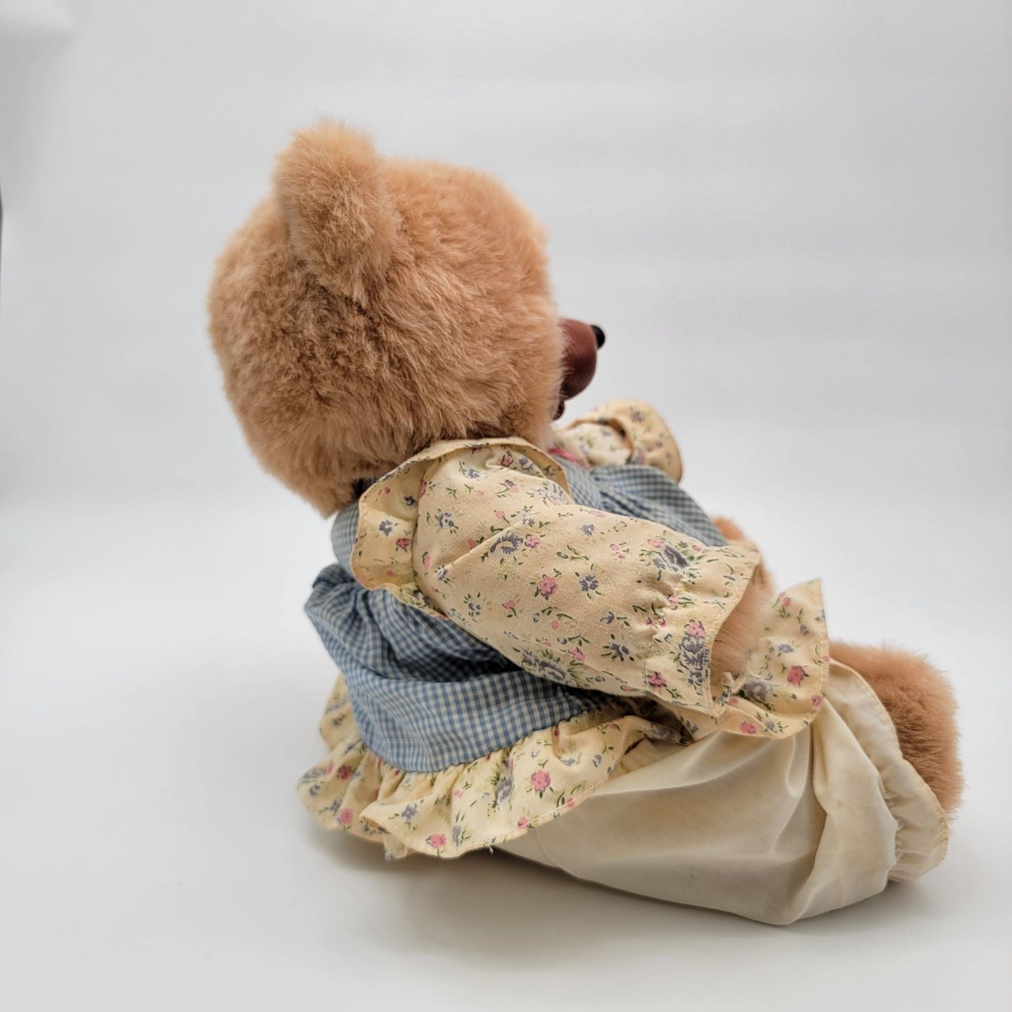 Vintage 1990s Robert Raikes Stacie Bear Limited Edition Wooden Face Paws