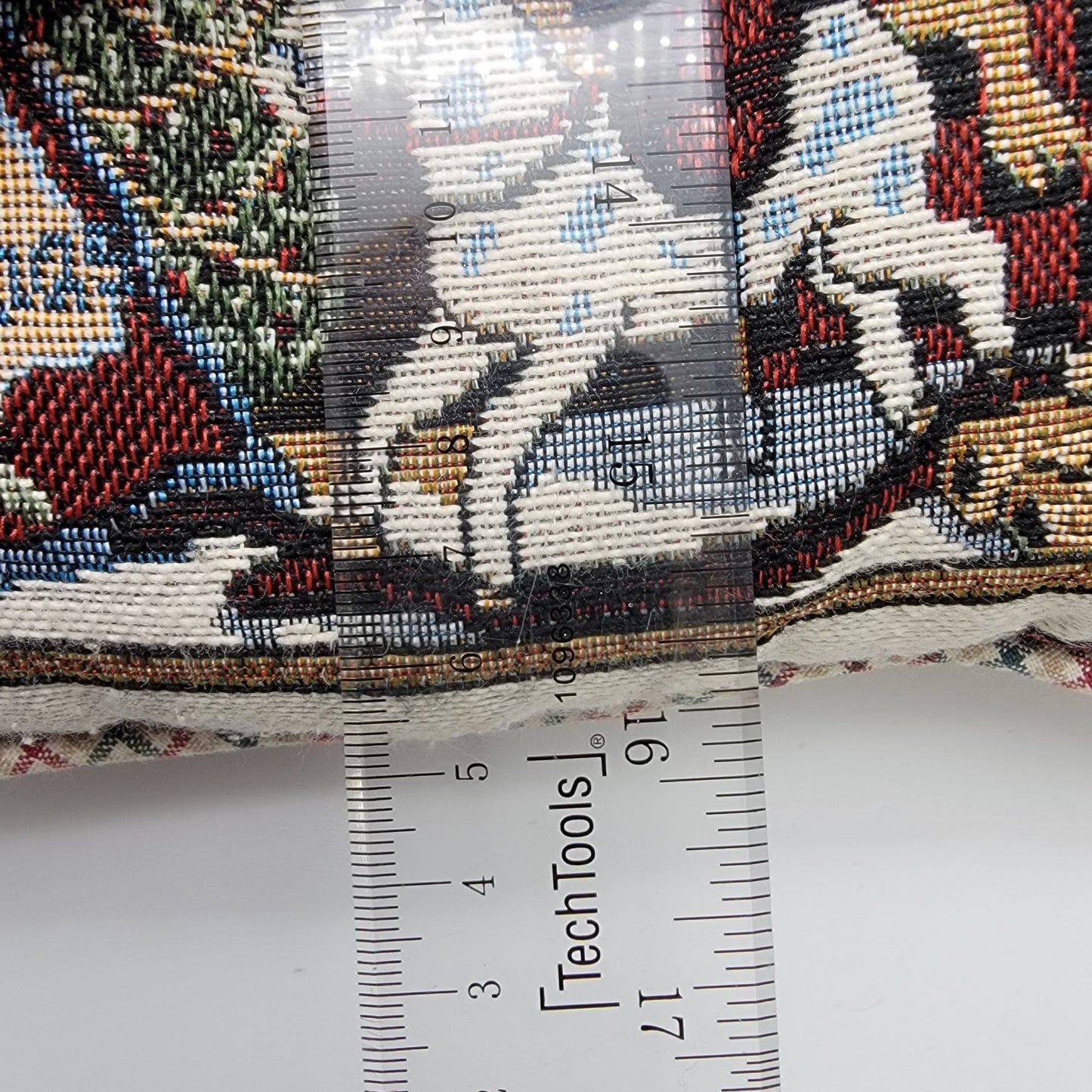 Vintage Tapestry Antique Toys Christmas Throw Pillow