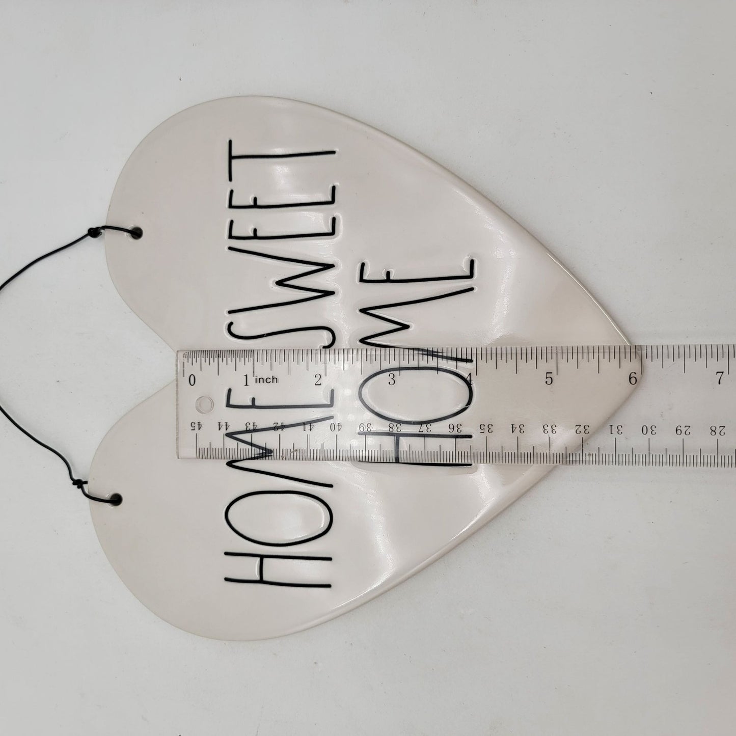 Rae Dunn  Heart Wall Hanging "Home Sweet Home"