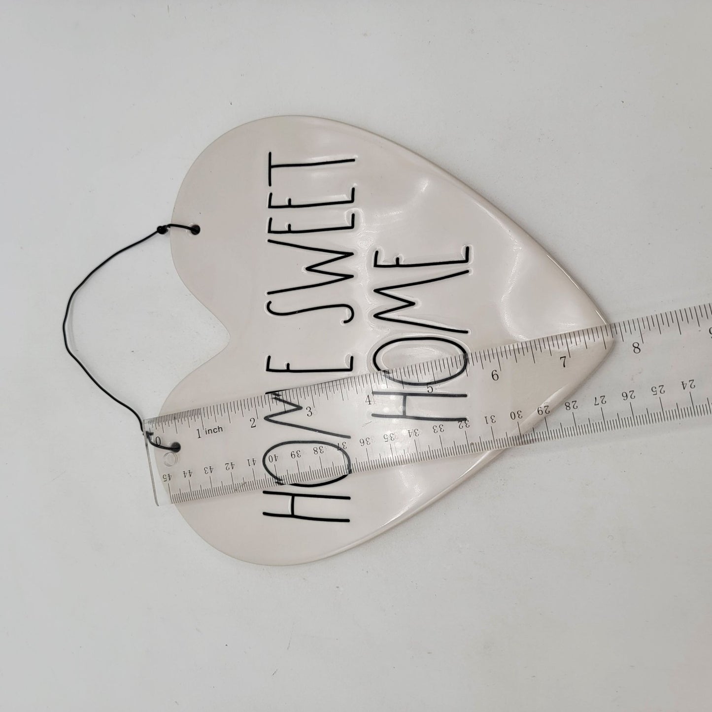 Rae Dunn  Heart Wall Hanging "Home Sweet Home"