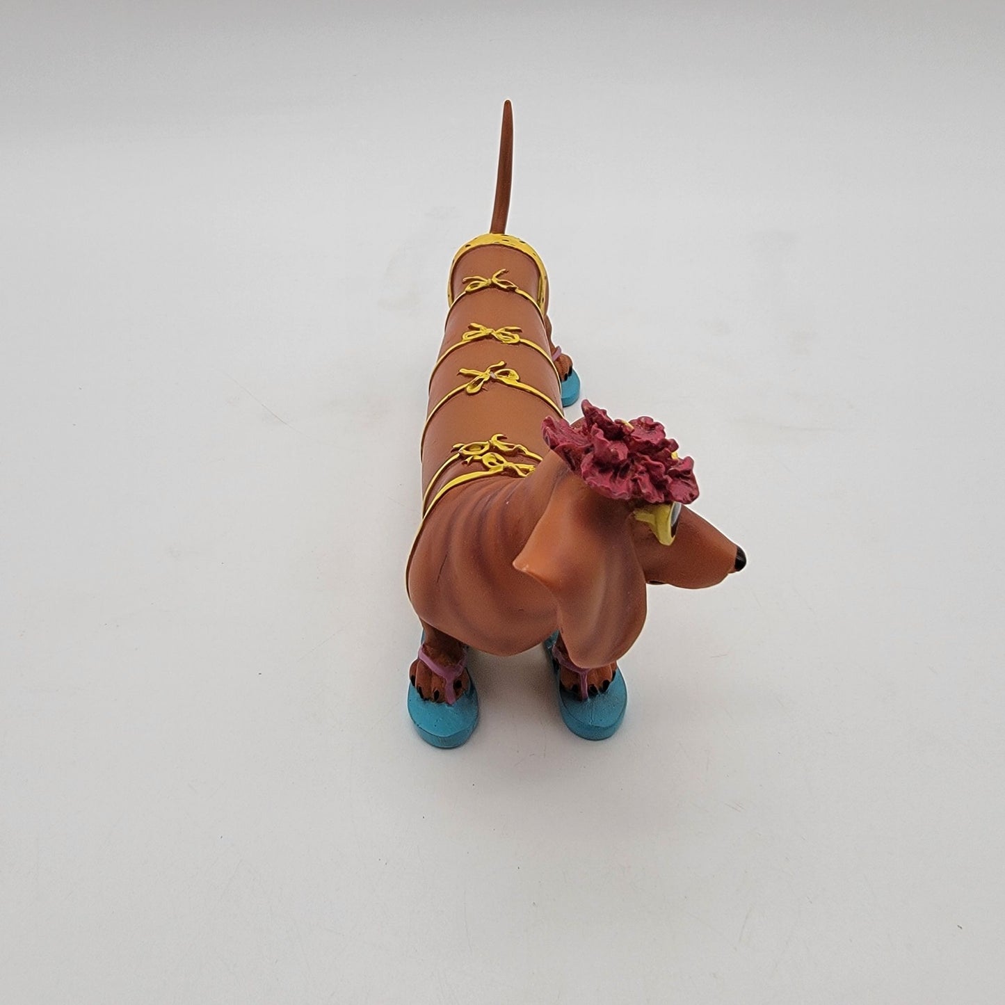 Retired Westland Hot Diggity Dog Teenie Weenie Bikini Dachshund Figurine
