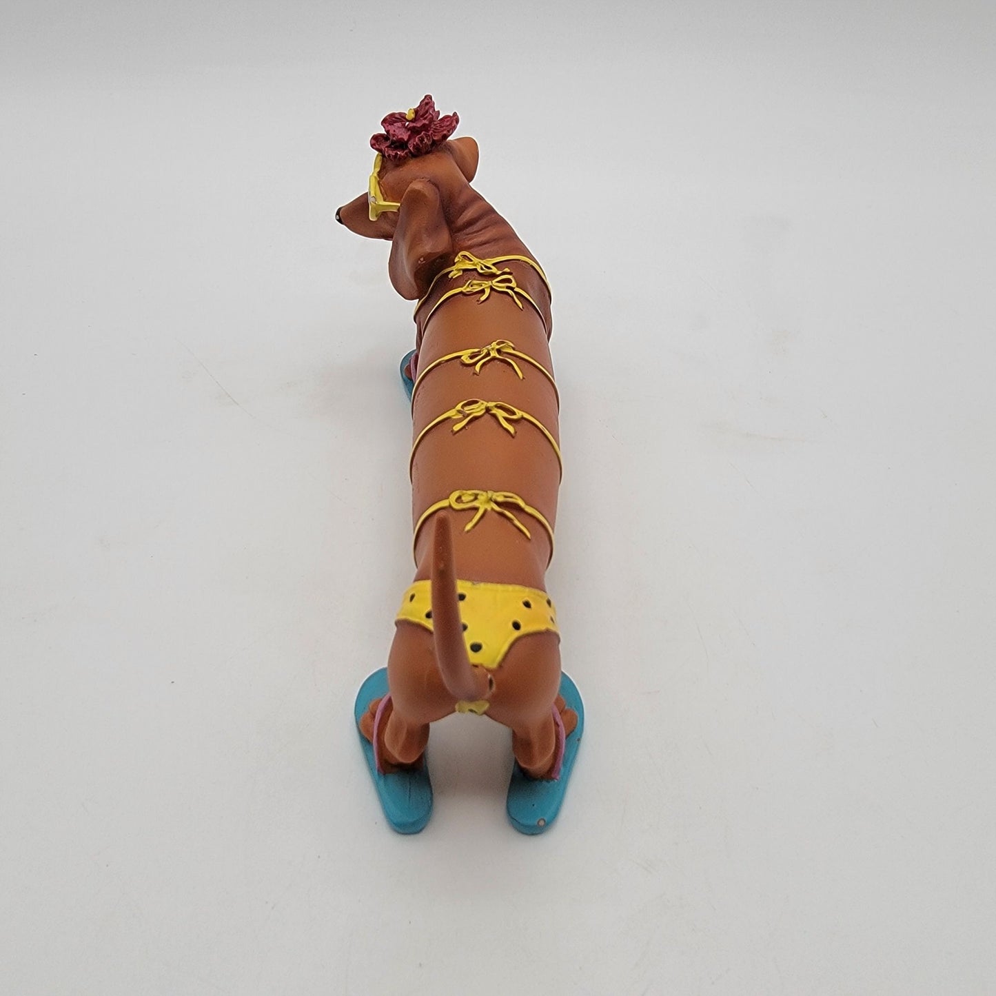 Retired Westland Hot Diggity Dog Teenie Weenie Bikini Dachshund Figurine
