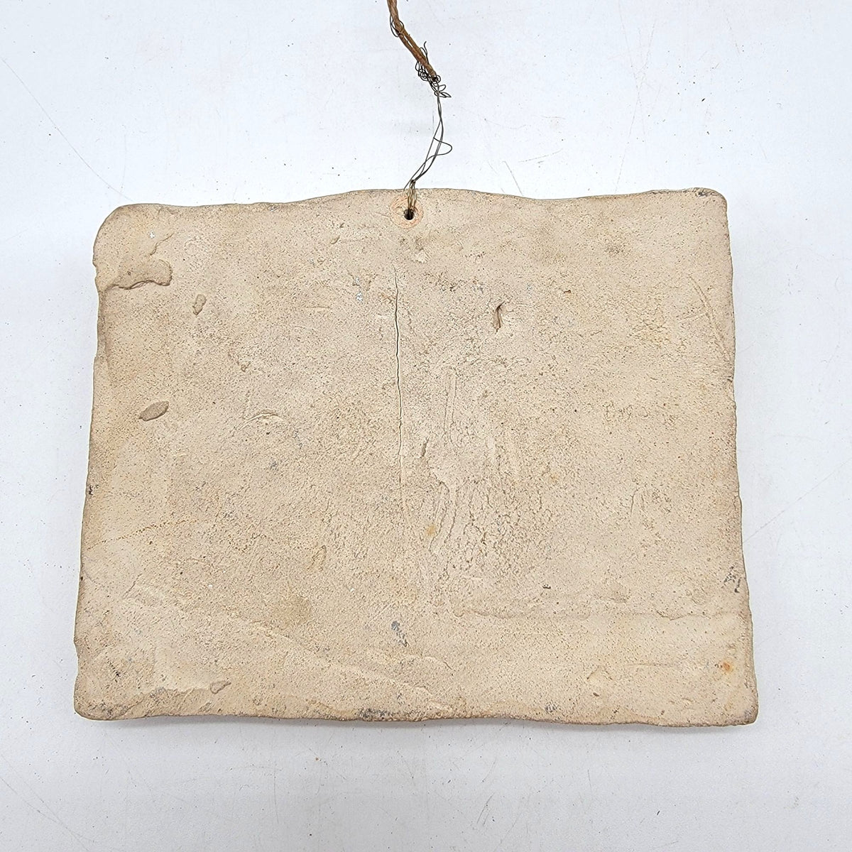 Vintage Horse Bas-Relief Pottery Wall Plaque
