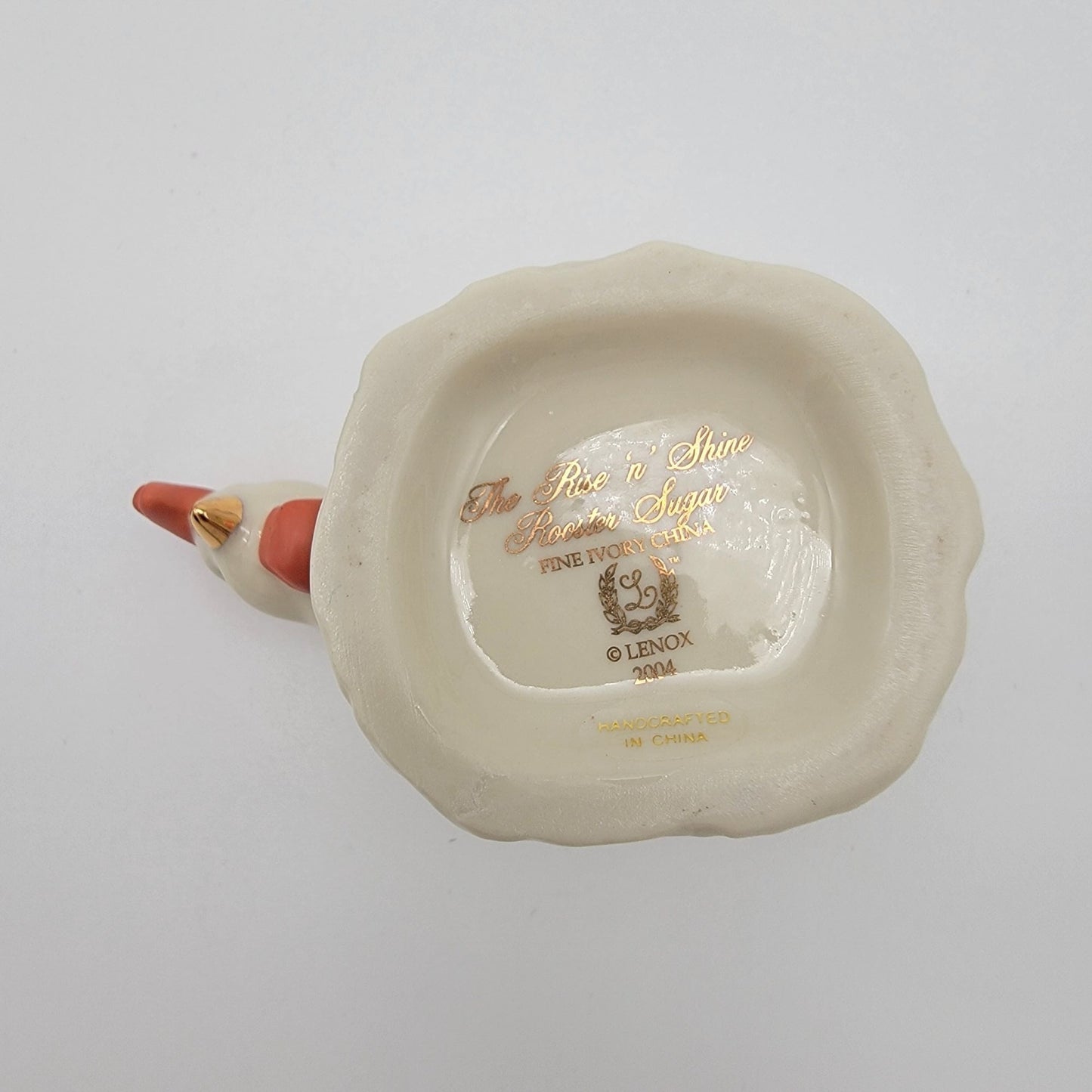 2004 Lenox The Rise N Shine Rooster Sugar Bowl