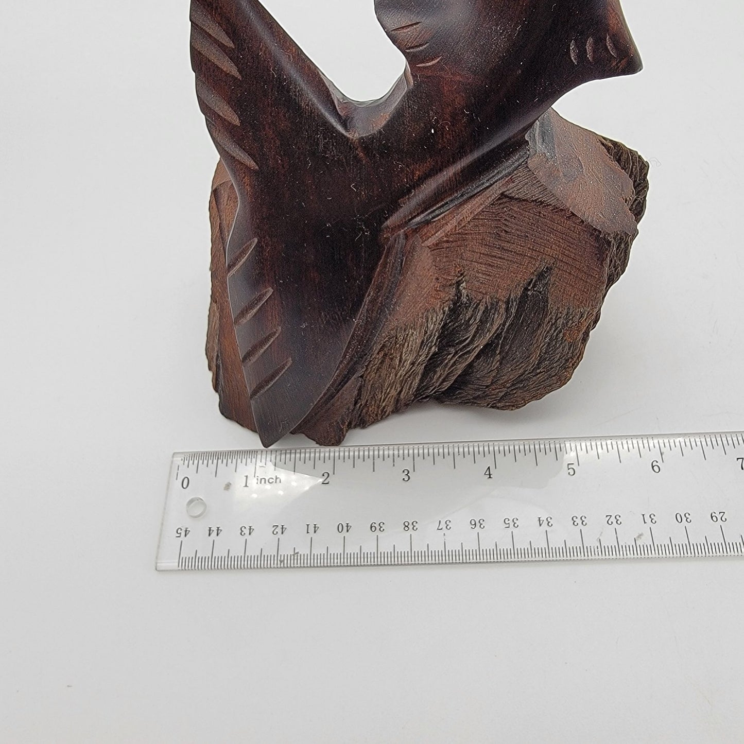Vintage Carved Ironwood Marlin Fish Sculpture - As Found