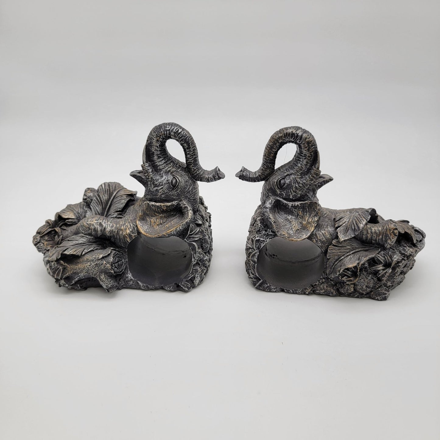 Elephant Drapery Rod Holders Set Of 2