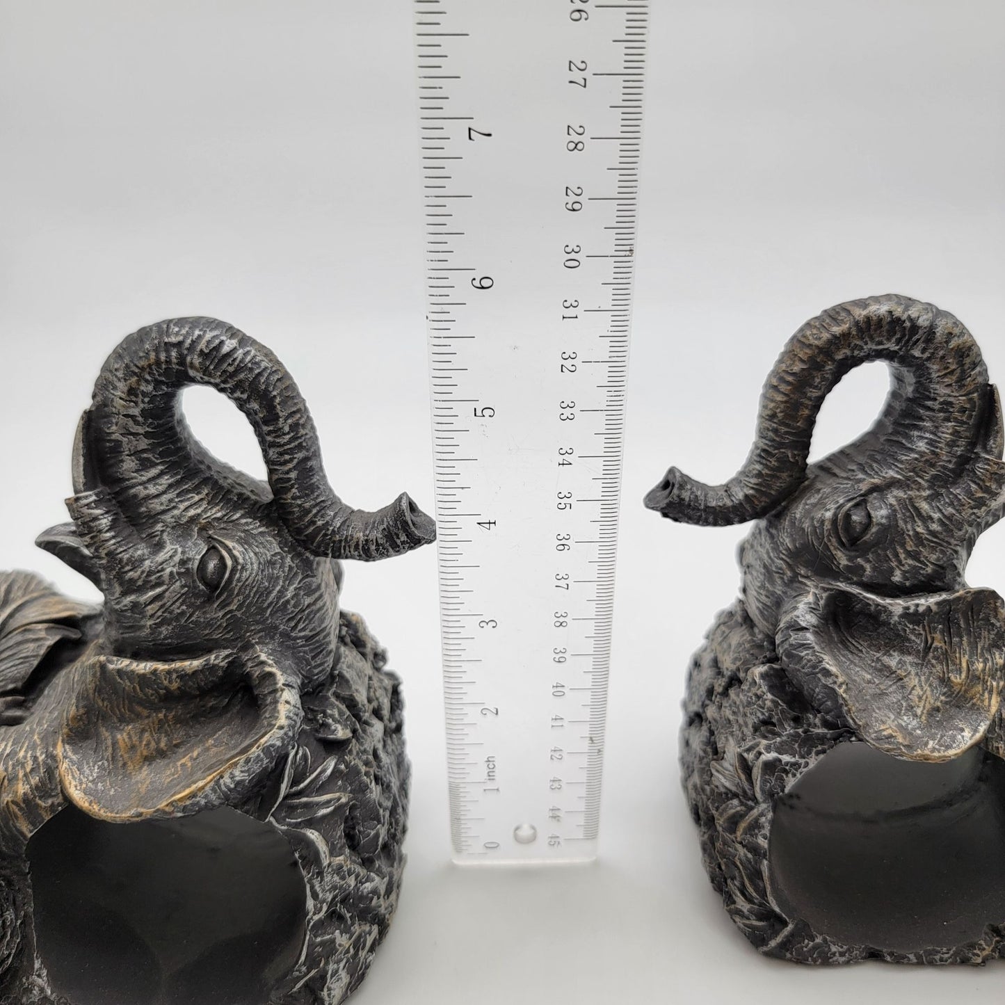 Elephant Drapery Rod Holders Set Of 2