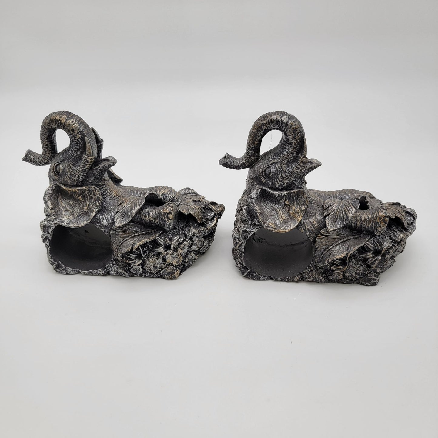 Elephant Drapery Rod Holders Set Of 2